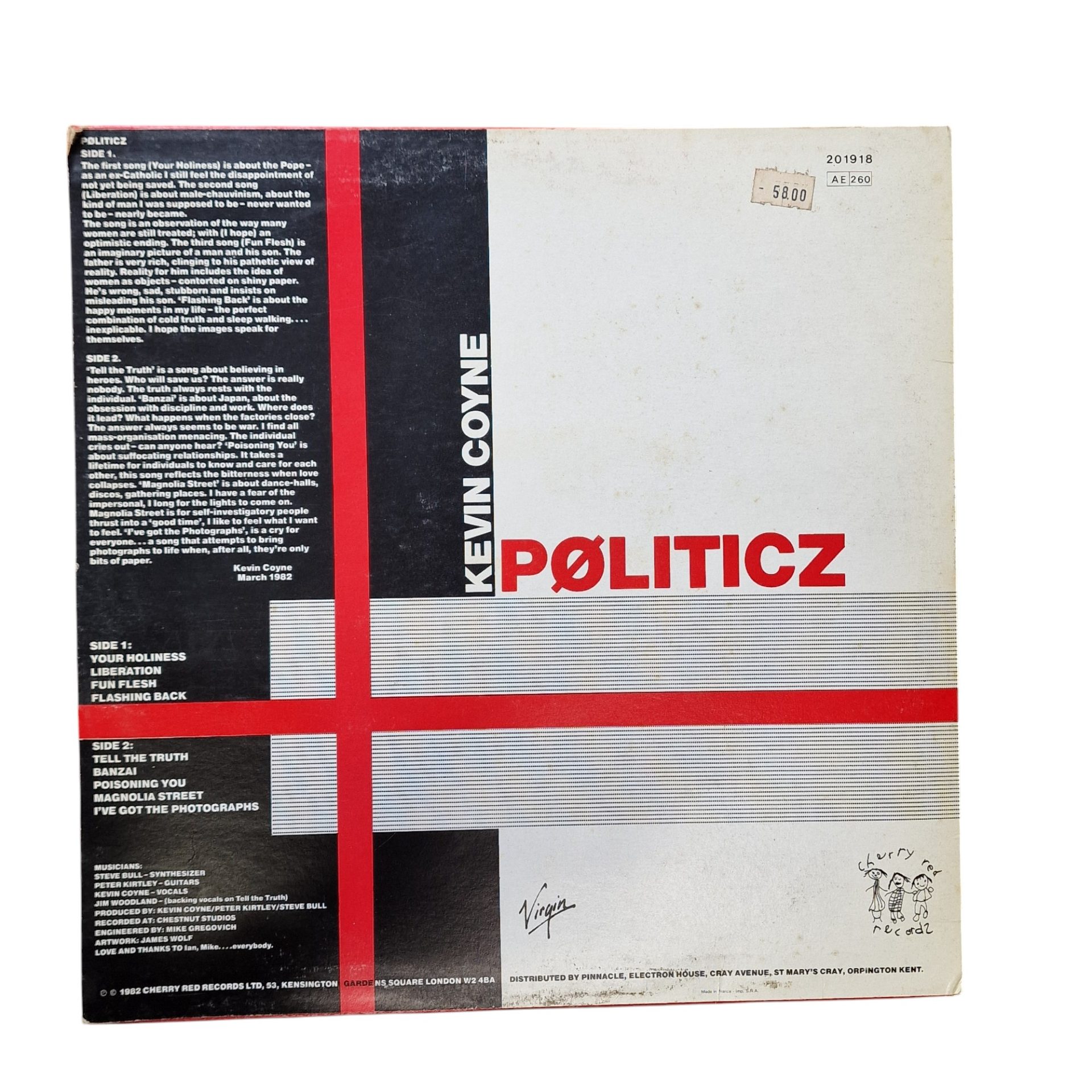 b«Kevin Coyne – Pøliticz (1982)
