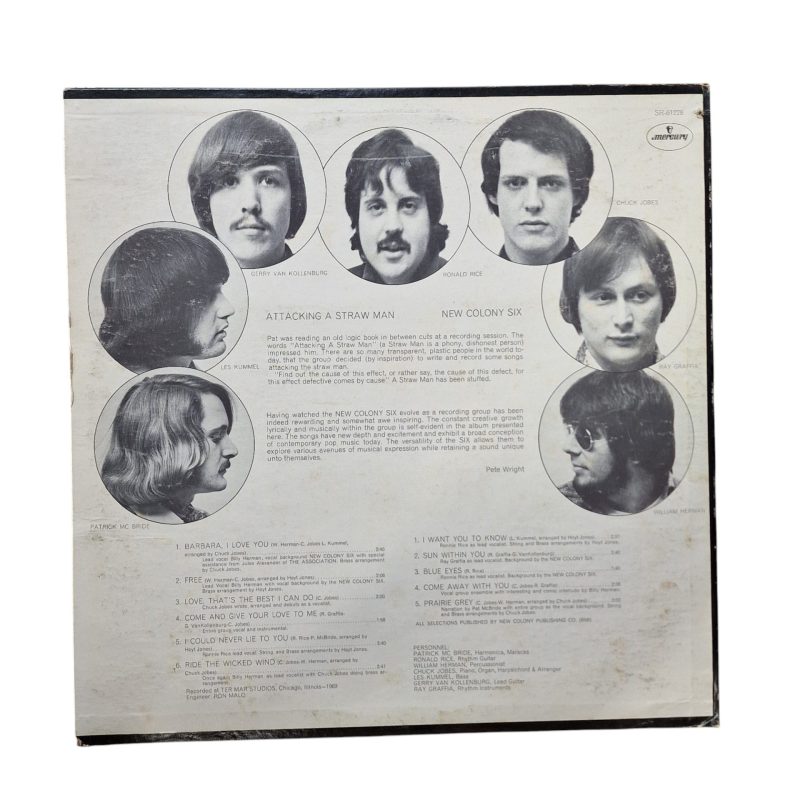 The New Colony Six – Attacking A Straw Man (1969, EUA, Mercury Records)