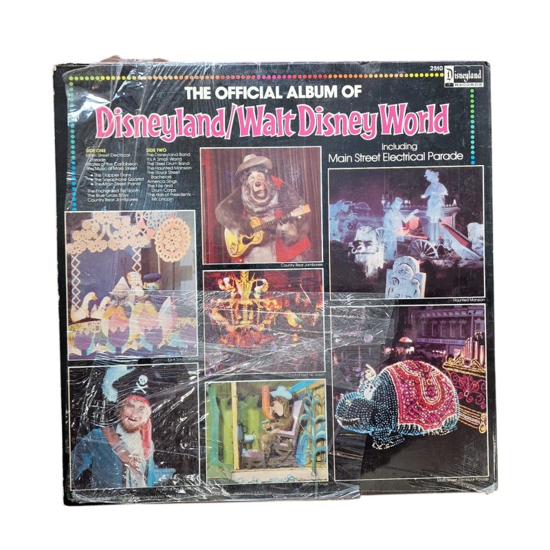 The Official Album of Disneyland / Walt Disney World (1980, EUA, Disneyland Records)
