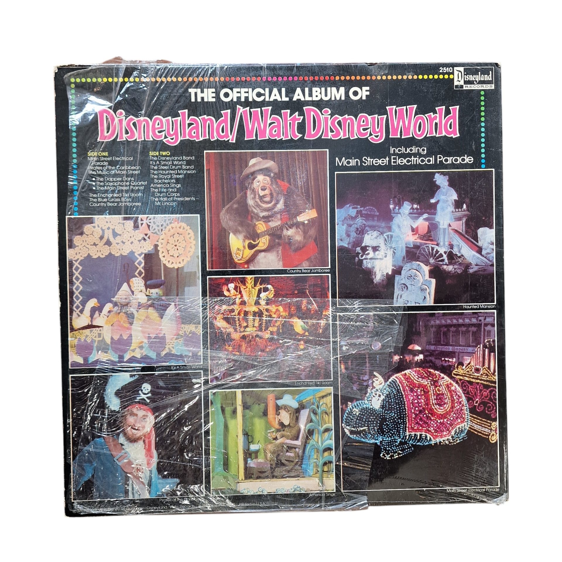 The Official Album of Disneyland / Walt Disney World (1980, EUA, Disneyland Records)