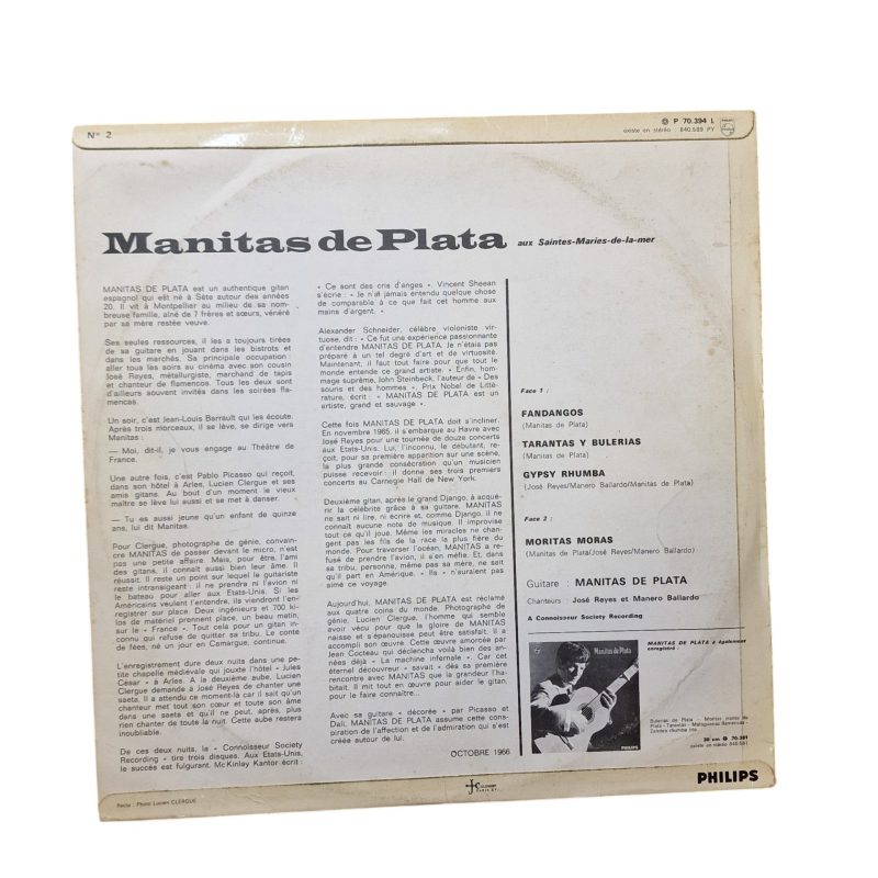 Manitas De Plata – "Aux Saintes-Maries De La Mer"