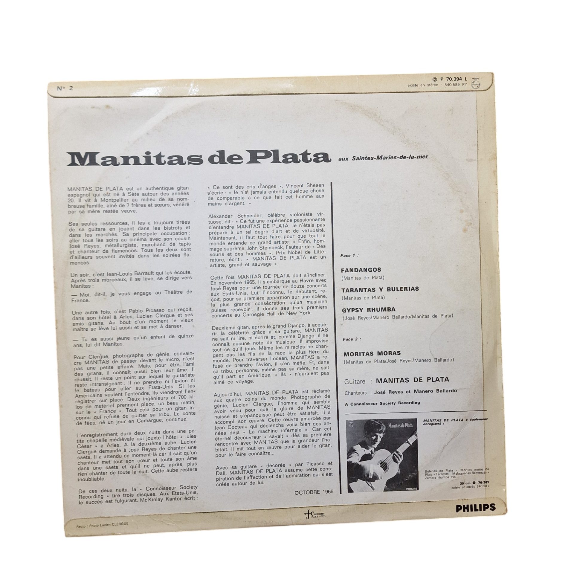 Manitas De Plata – "Aux Saintes-Maries De La Mer"
