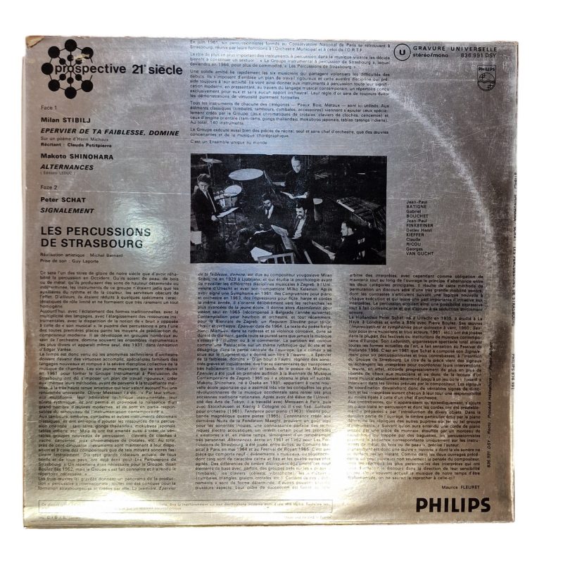 Stibilj, Shinohara, Schat – Épervier De Ta Faiblesse / Alternances / Signalement (1967, Contemporâneo)