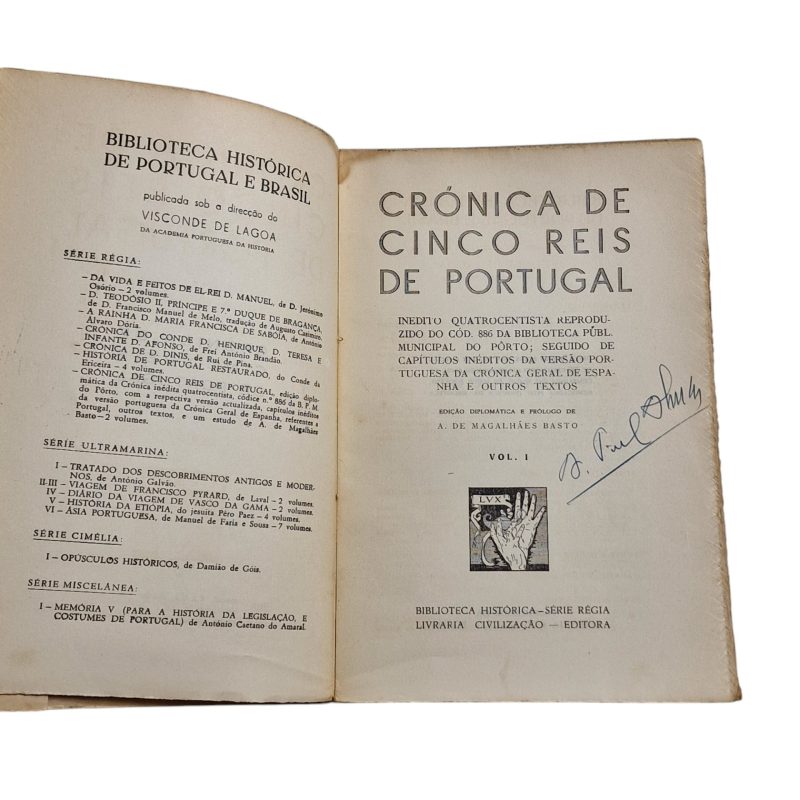 Crónica dos Cinco Reis de Portugal – Segunda Parte da Crónica Geral de Espanha que Insere as Histórias dos Reis de Portugal (1945)