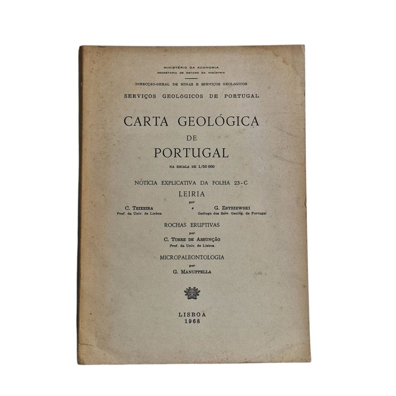 Carta Geológica de Portugal à Escala 1:50 000 – Folha 23-C: Leiria