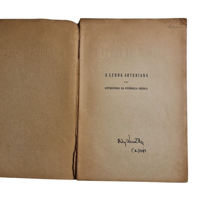 Lenda Arturiana nas Literaturas da Península Ibérica - William J. Entwistle (1942)