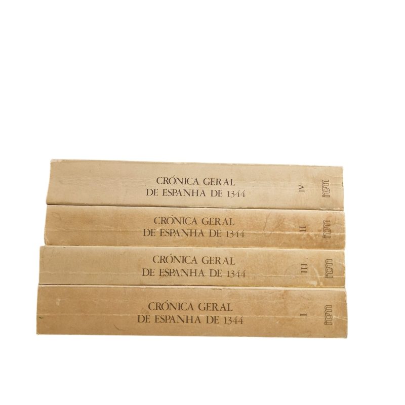 Crónica Geral de Espanha de 1344 Volumes I, II, III e IV - Luís Filipe Lindley Cintra (1951 - 1990)