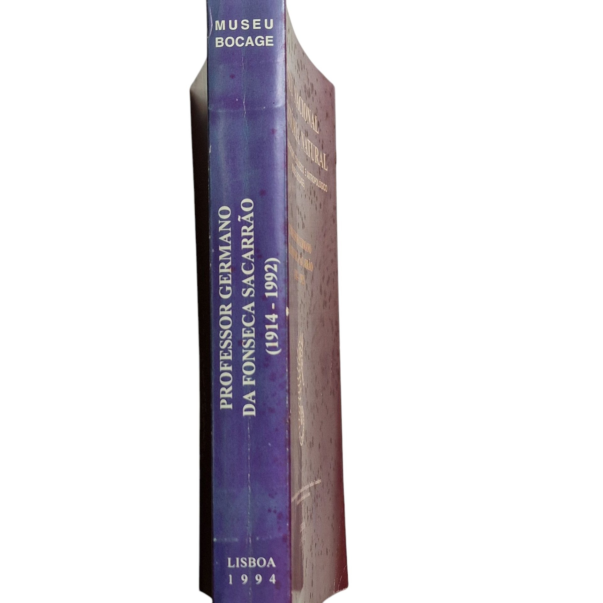 Museu Nacional História Natural - Prof. Germano Sacarrão (1994)