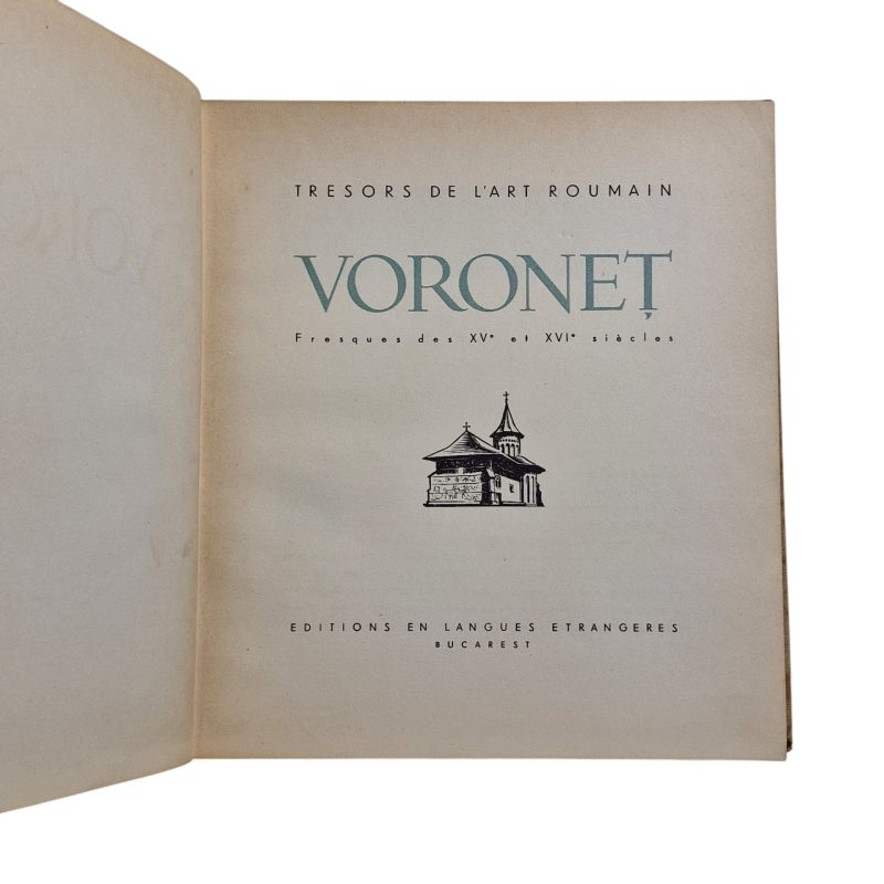 Tresors de l'art Roumain Voronet - Fresques des XV et XVI siècles (Romania 1959)