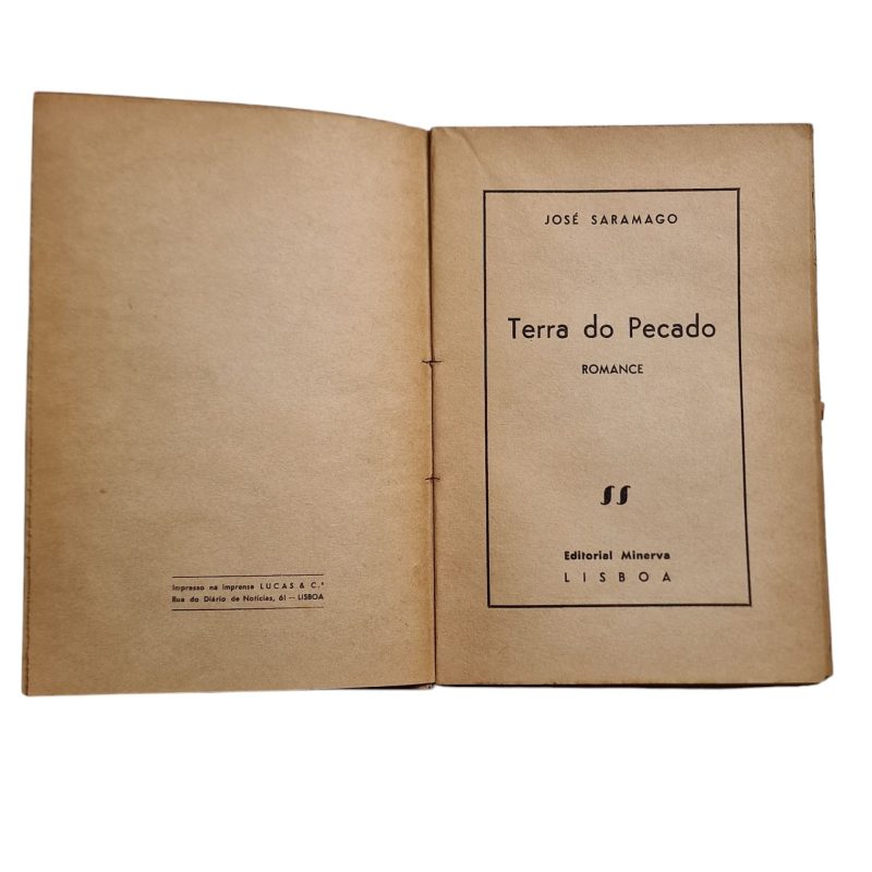 Terra do Pecado - 1ª Edição - José Saramago (1947)