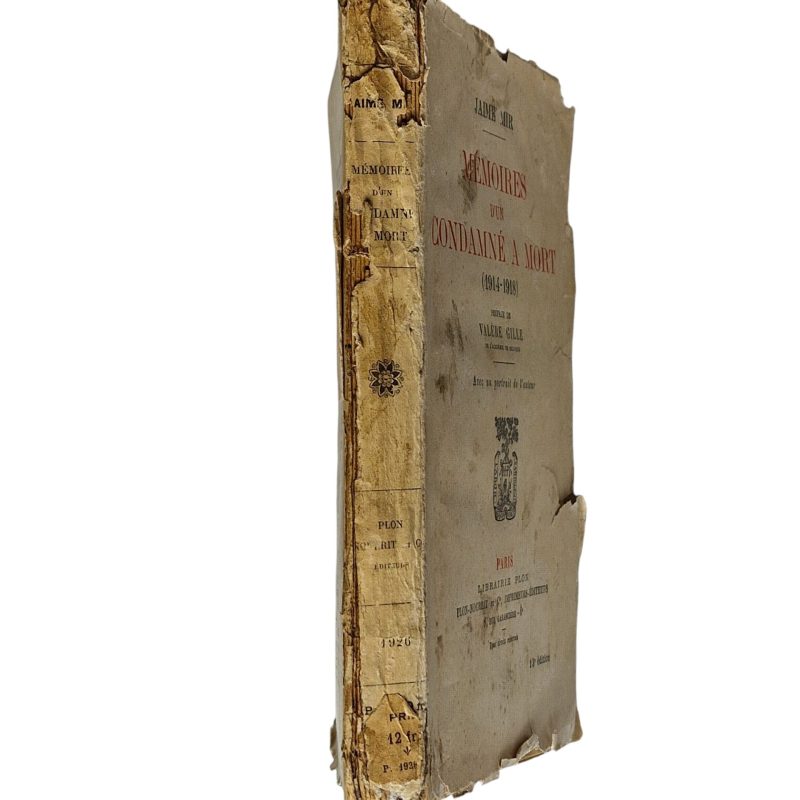 Mémoires d'un condamné à mort 1914-1918 – Jaime Mir (13ª edição)