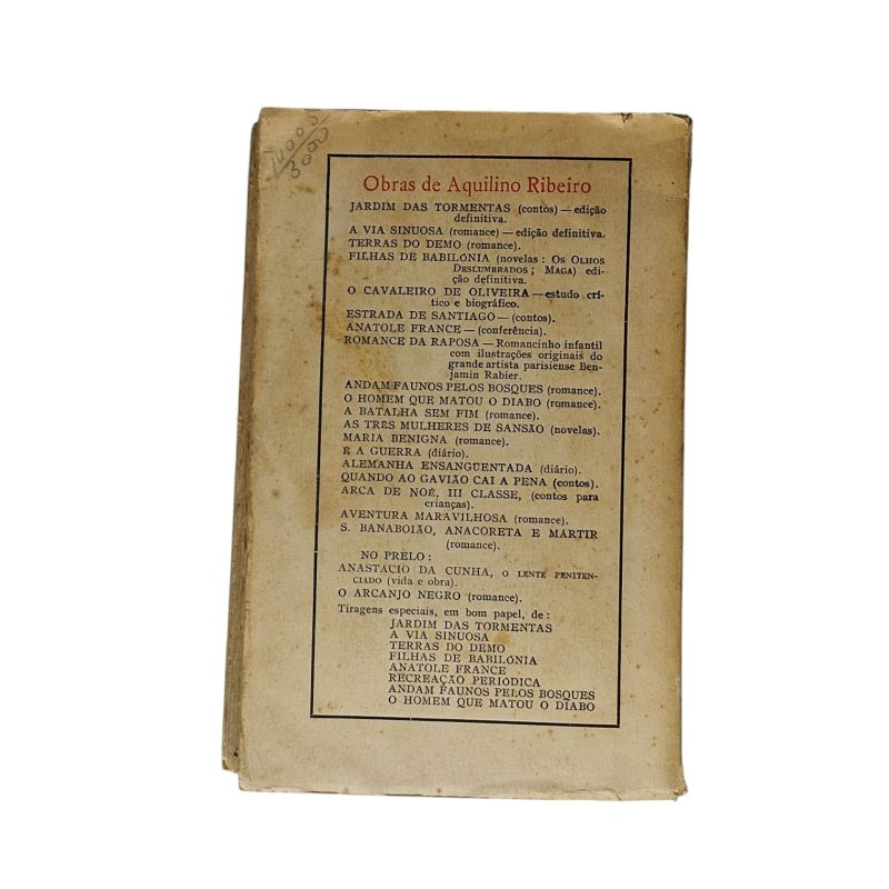 S. Banaboião Anacoreta e Mártir – Aquilino Ribeiro (4ª Edição, 1951)