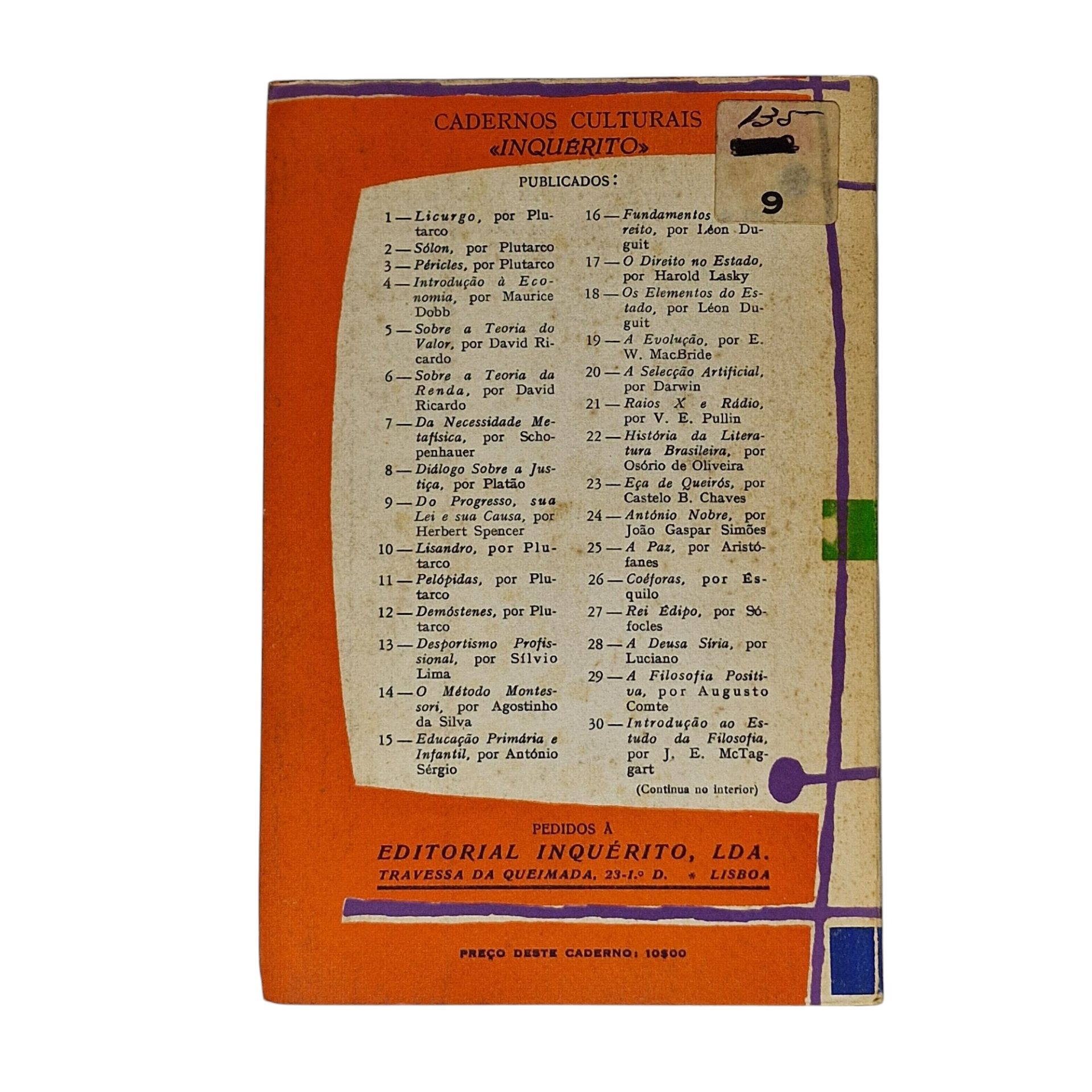 Licurgo, Reformador de Esparta – Plutarco (1955)