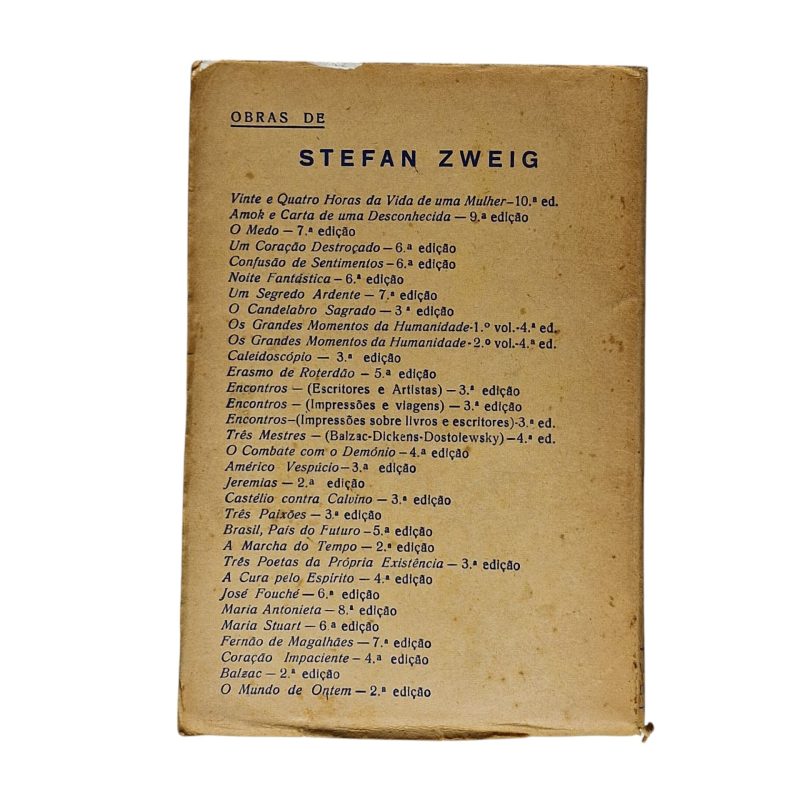 O Combate com o Demónio: Hölderlin, Kleist e Nietzsche – Stefan Zweig (4ª Edição, 1955)