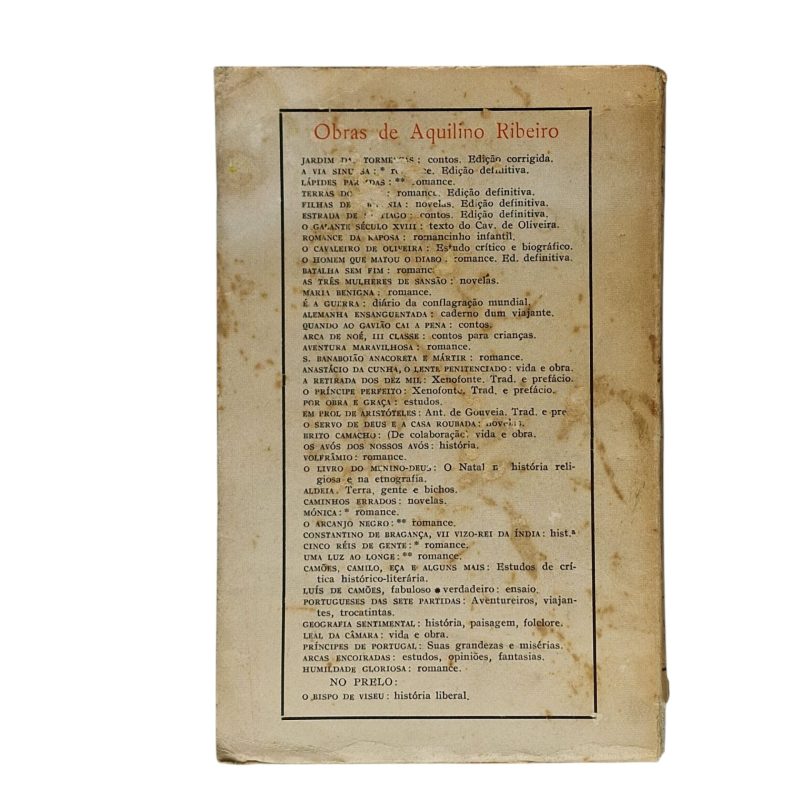 O Homem da Nave: Serranos, Caçadores e Fauna Vária – Aquilino Ribeiro (1953?)