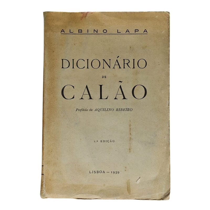 Dicionário de Calão — Albino Lapa (1959)