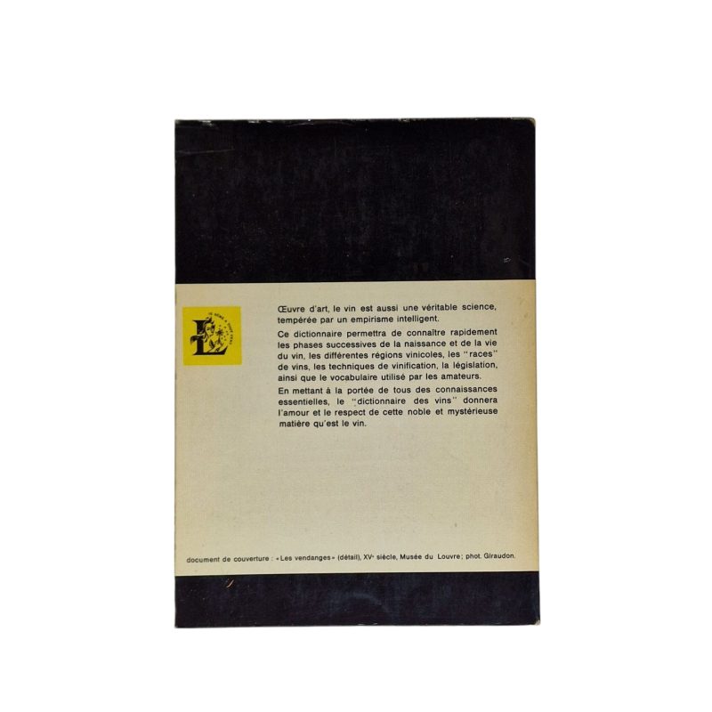 Dictionnaire des Vins – Dr. Gérard Debuigne (1969)
