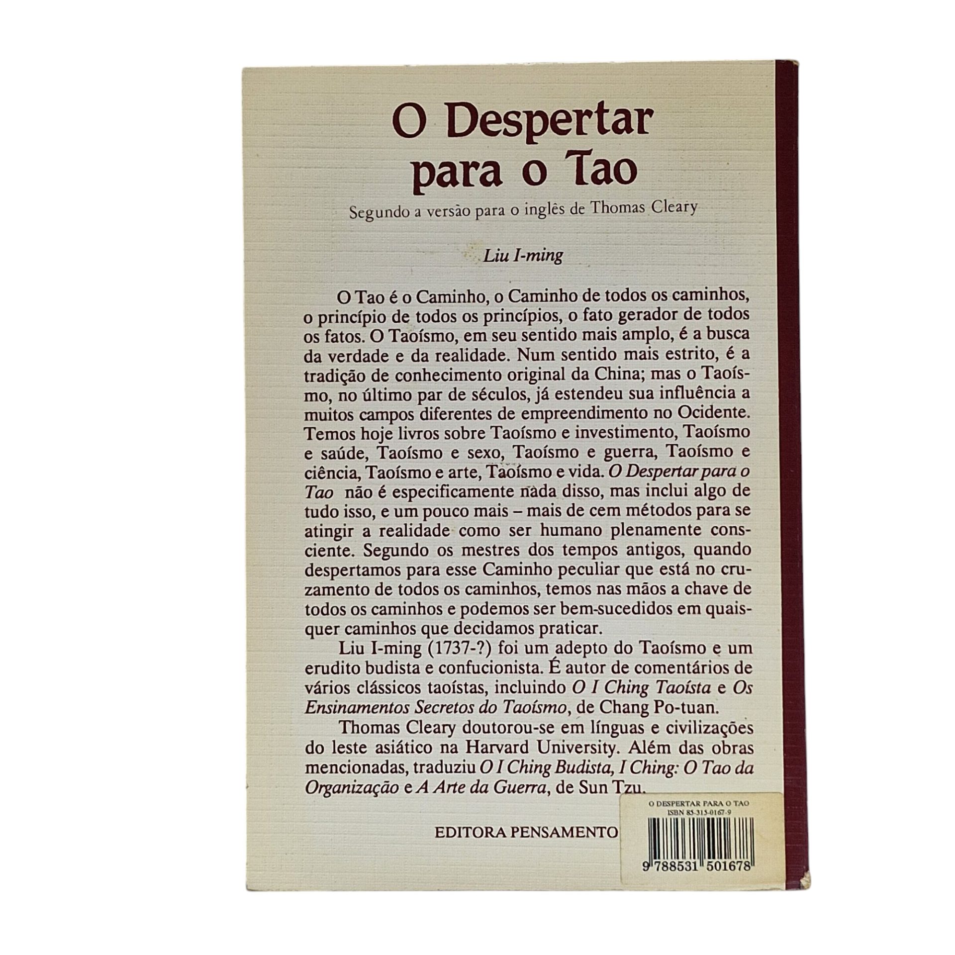 O Despertar para o Tao – Liu I-ming (1988)