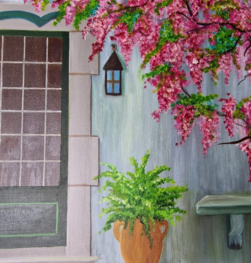 Pátio com Bougainvillea - A. Luísa (1997)