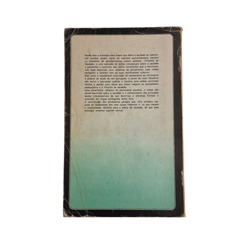 Filosofia da Saudade – Afonso Botelho e António Braz Teixeira (1986)