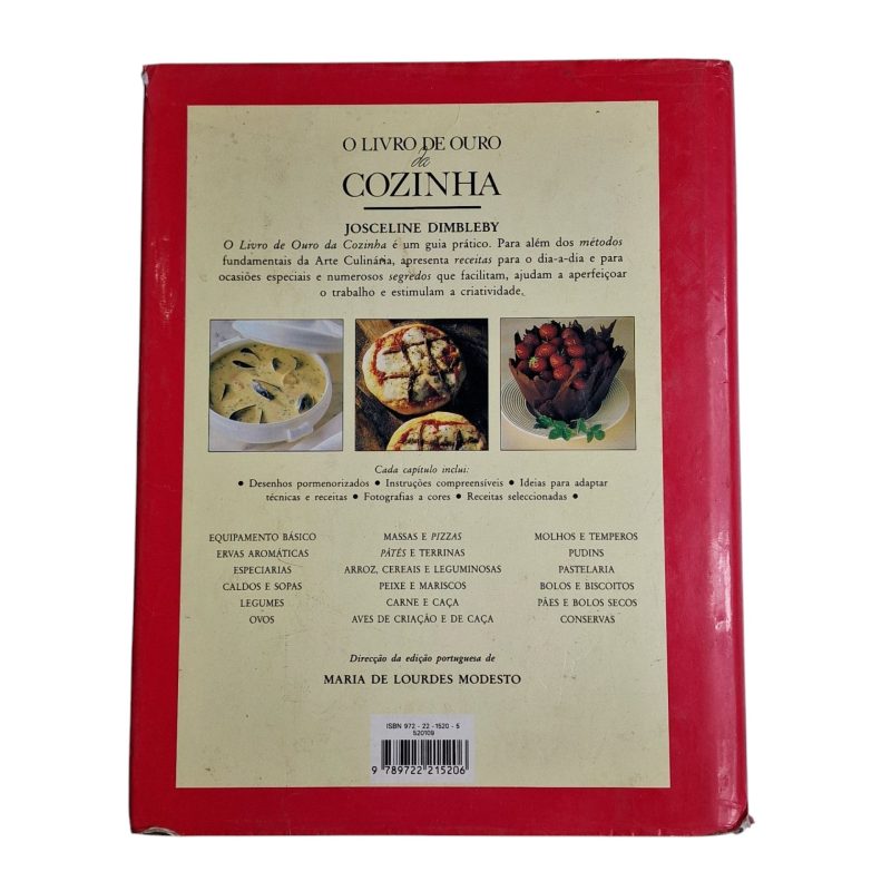 O Livro de Ouro da Cozinha - Maria de Lourdes Modesto e Josceline Dimbleby (1992)