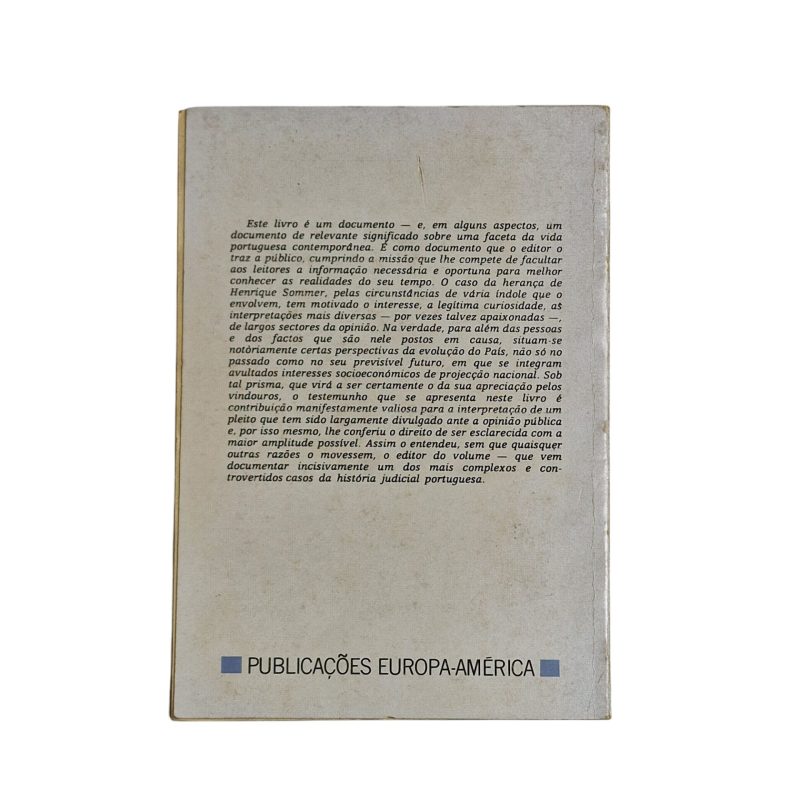 A Herança de Henrique Sommer – António Champalimaud (1972)