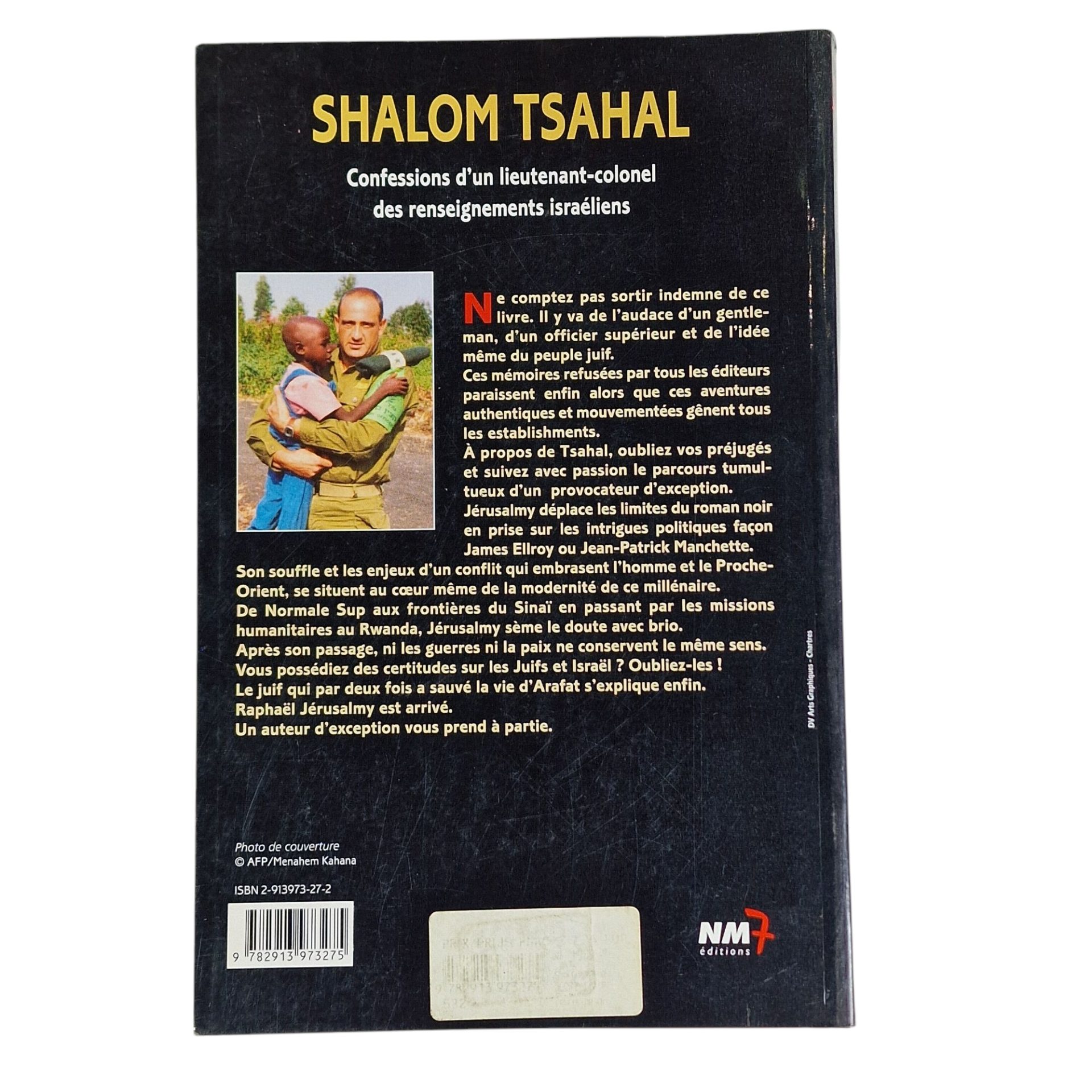 Confessions d’un Lieutenant Colonel des Renseignements Israéliens – Raphaël Jerusalmy (2002)