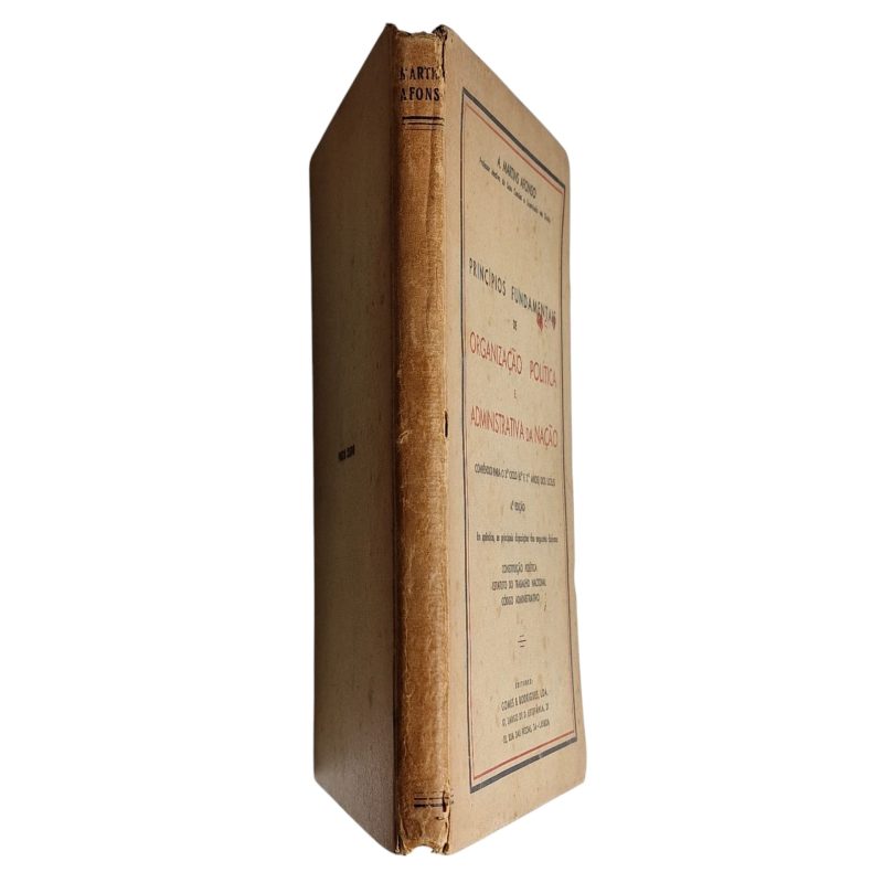Princípios Fundamentais de Organização Política e Administrativa da Nação – A. Martins Afonso (4.ª Edição, 1946)