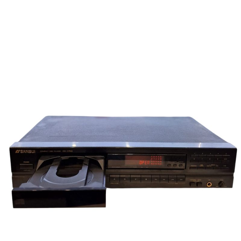 Leitor de CD Sansui CD-117KII – Som Hi-Fi de Alta Qualidade