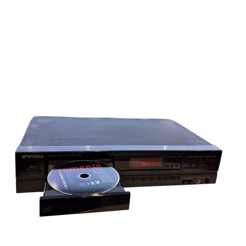 Leitor de CD Sansui CD-117KII – Som Hi-Fi de Alta Qualidade