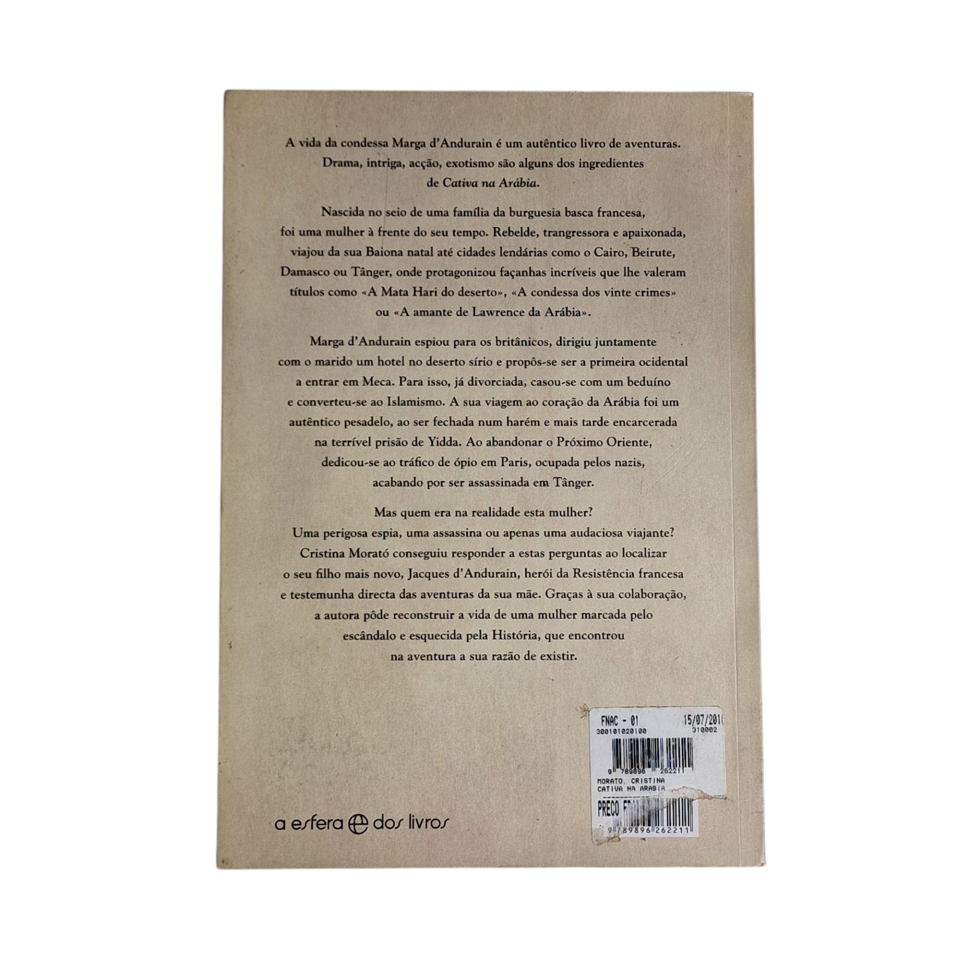 Cativa na Arábia – Cristina Morato (2010)