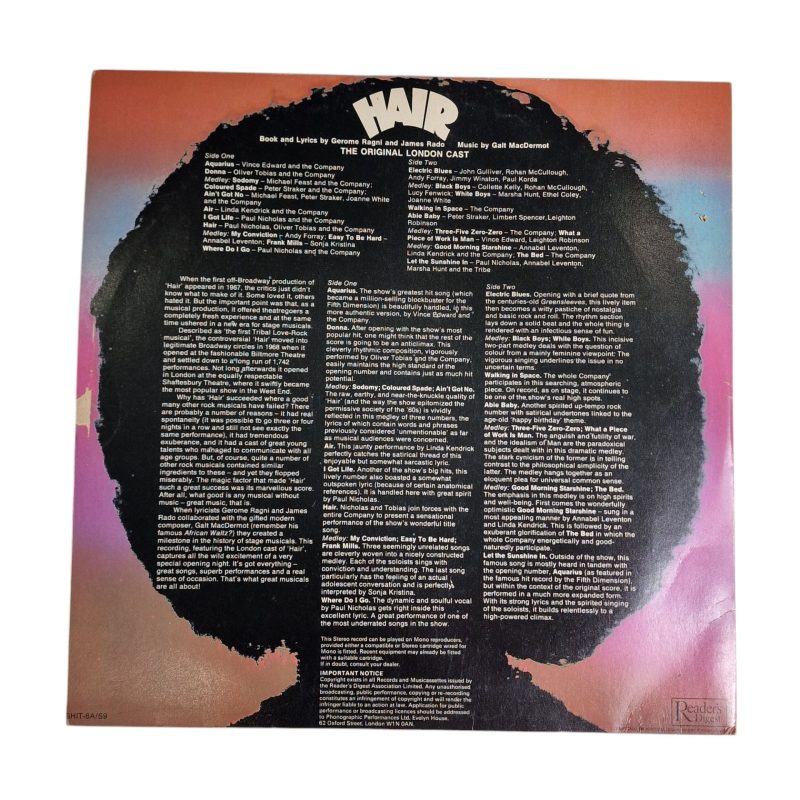 Hair – The Original London Cast (1976)