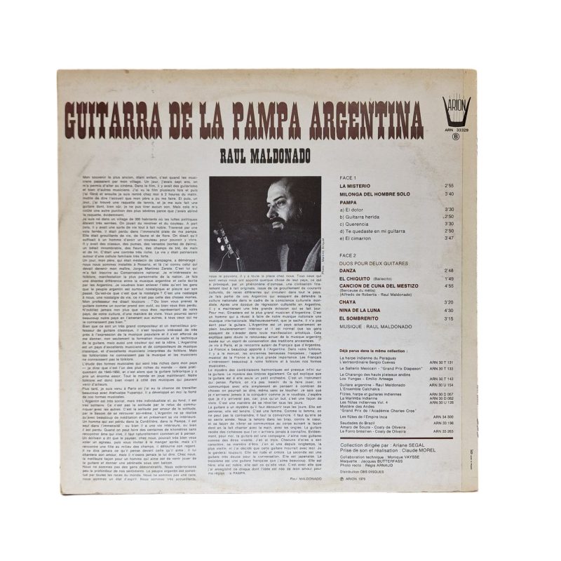 Guitarra de la Pampa Argentina - Raul Maldonado (1976)