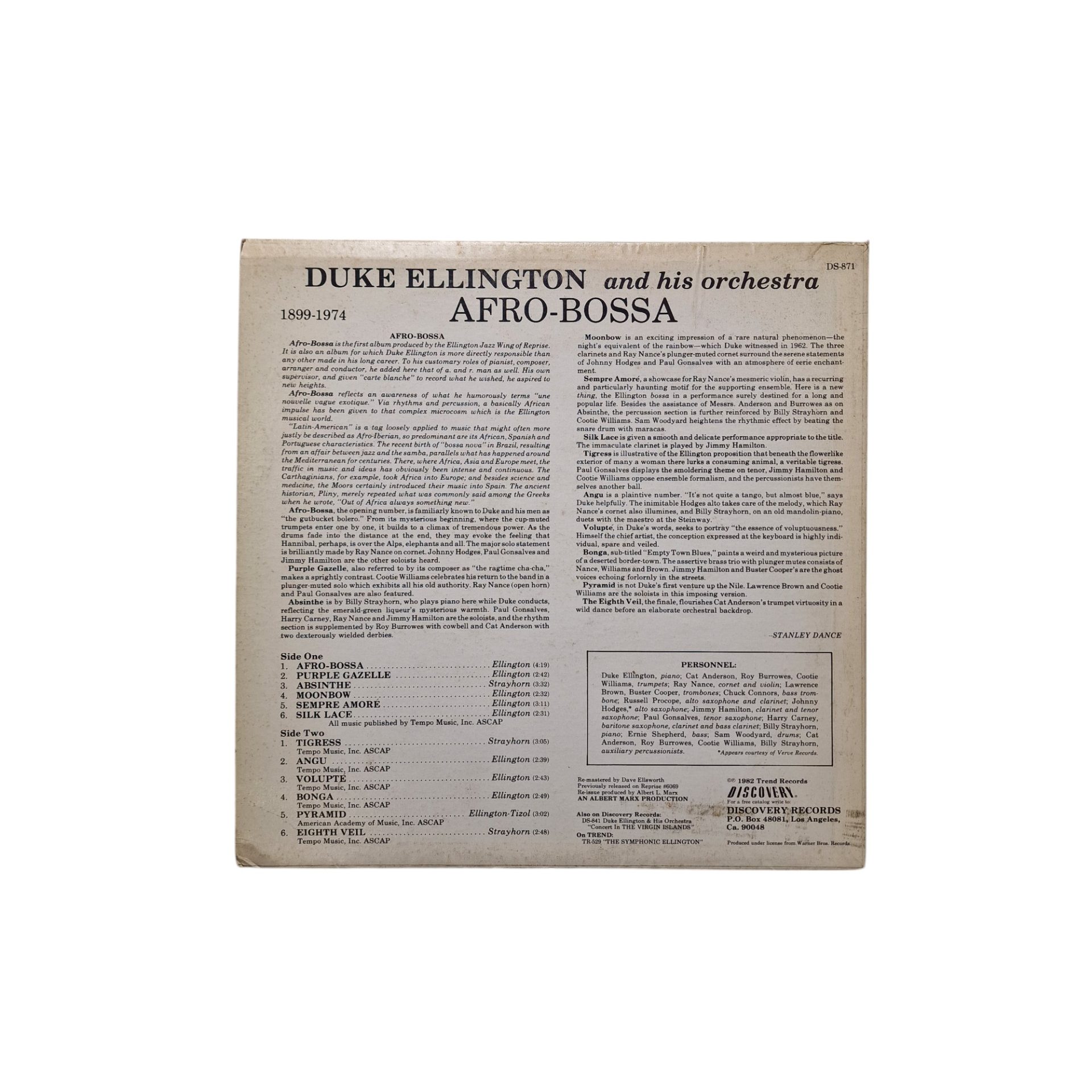 Afro-Bossa – Duke Ellington and His Orchestra