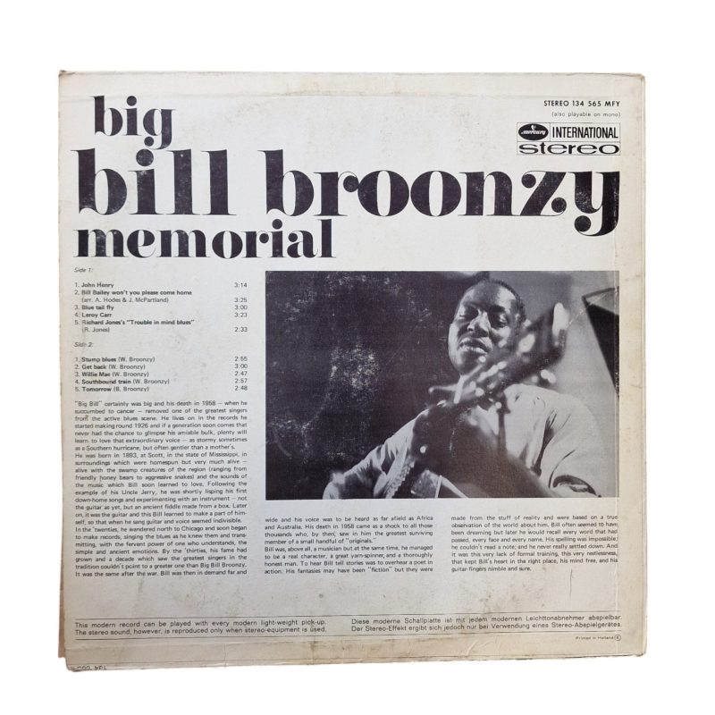 Big Bill Broonzy Memorial