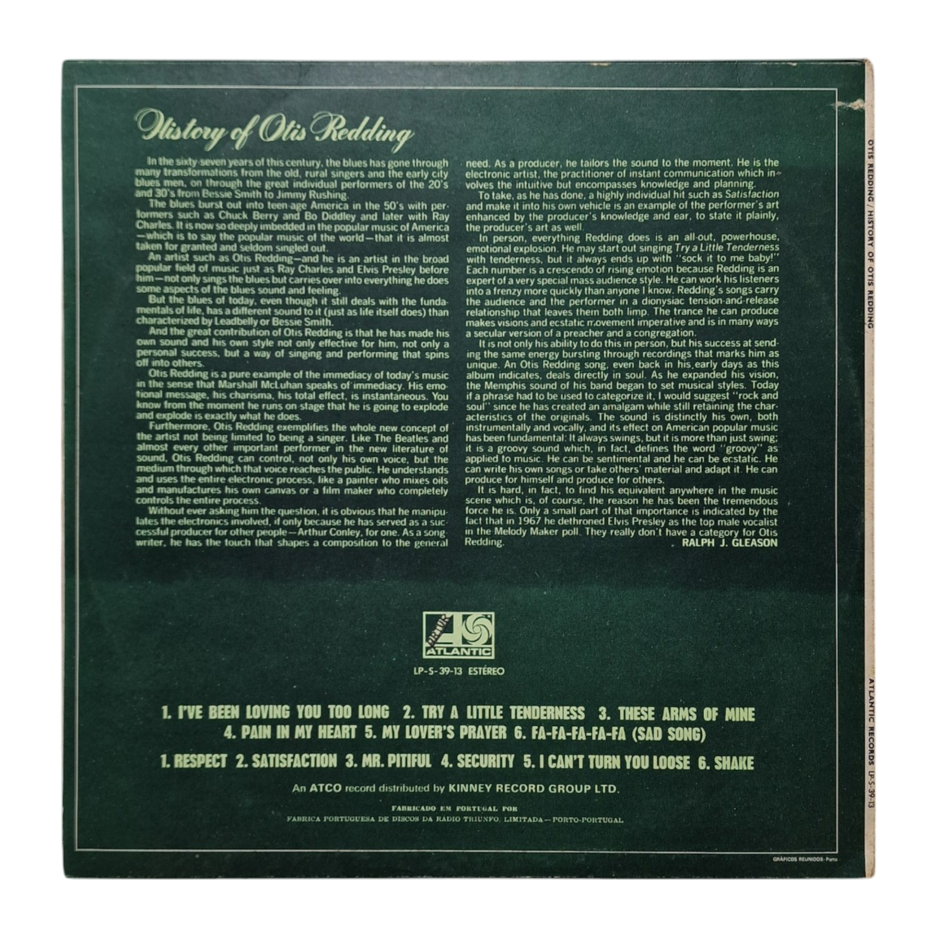 History of Otis Redding