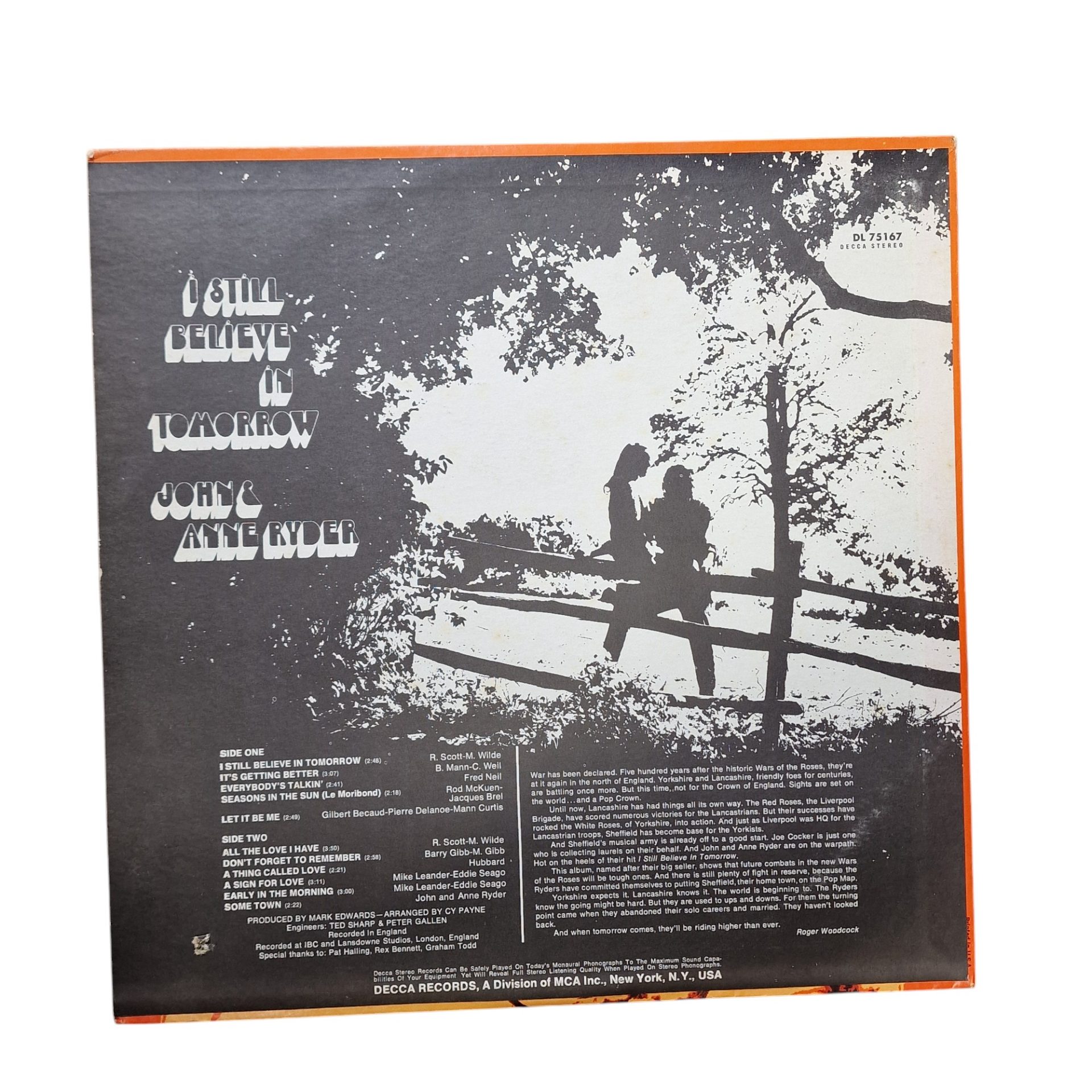 I Still Believe In Tomorrow – John & Anne Ryder