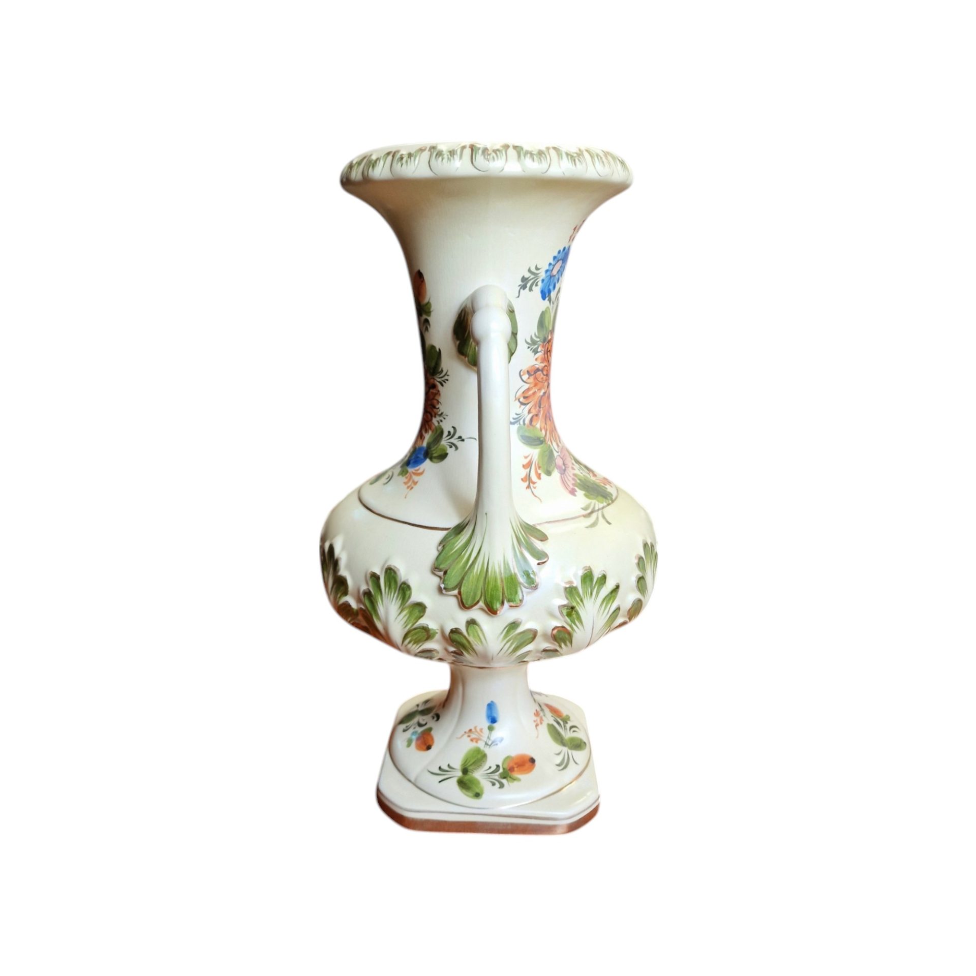Ânfora Vintage A. Robalo Martan – Faiança Portuguesa Pintada à Mão