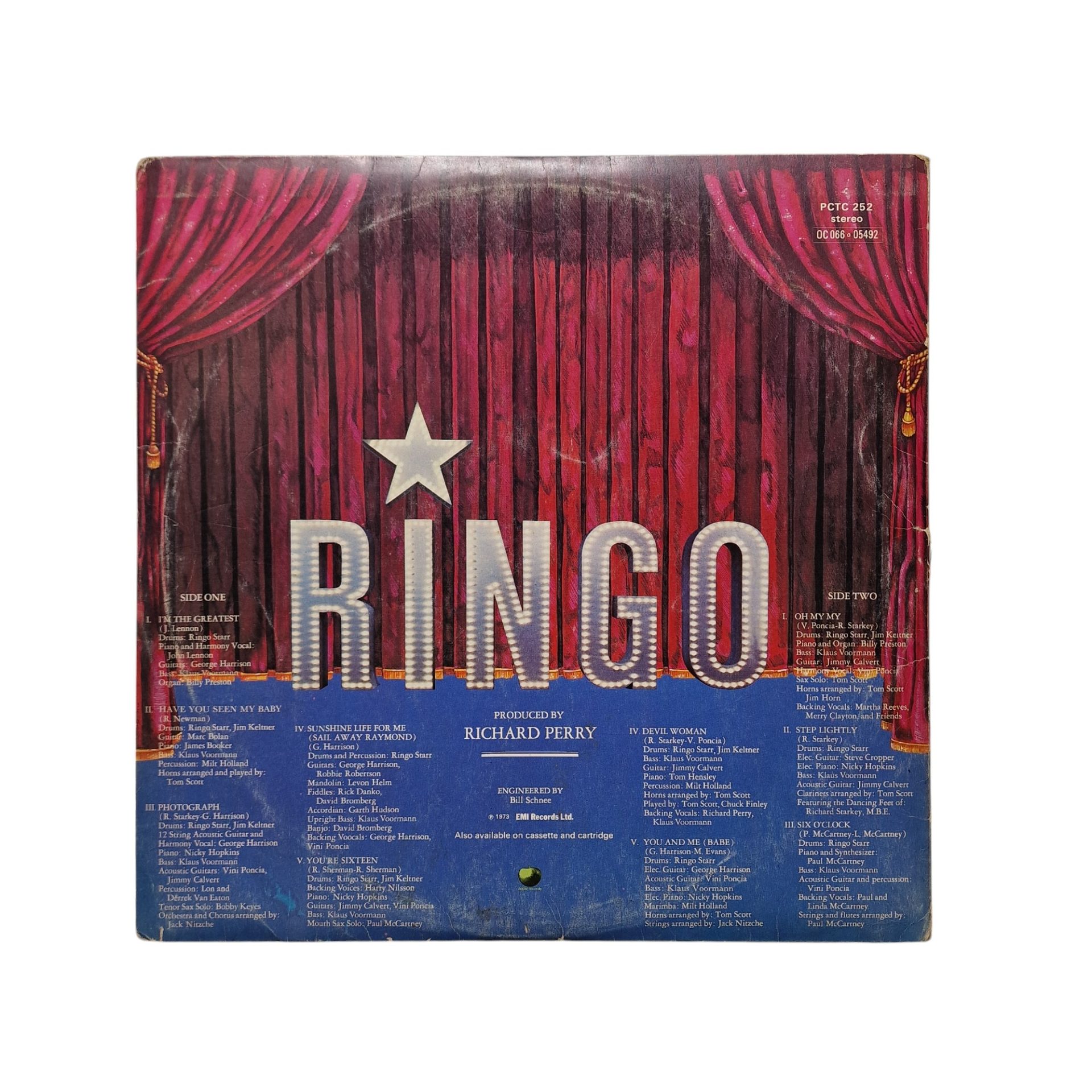 LP Ringo – Ringo Starr (1973)