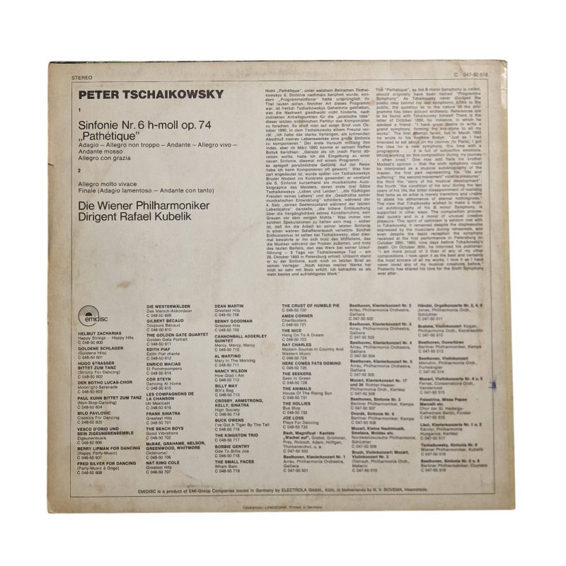 Sinfonie Nr. 6 Pathetique Peter Tschaikowsky
