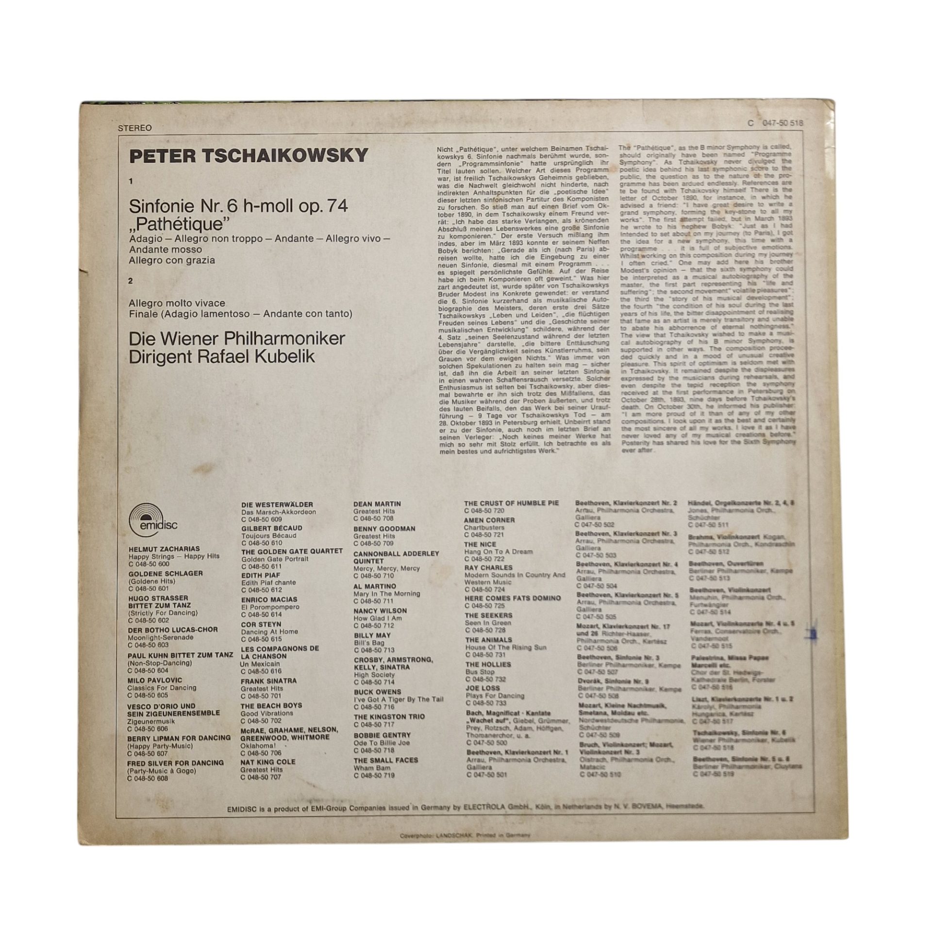 Sinfonie Nr. 6 Pathetique Peter Tschaikowsky