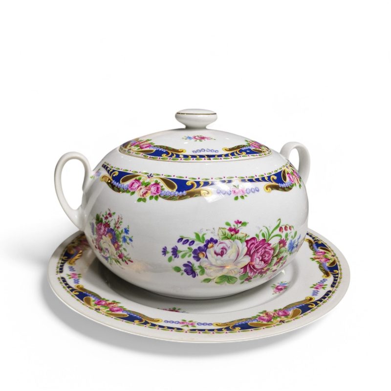 Sopeira com Presentoir VIZAVI - Porcelana Italiana