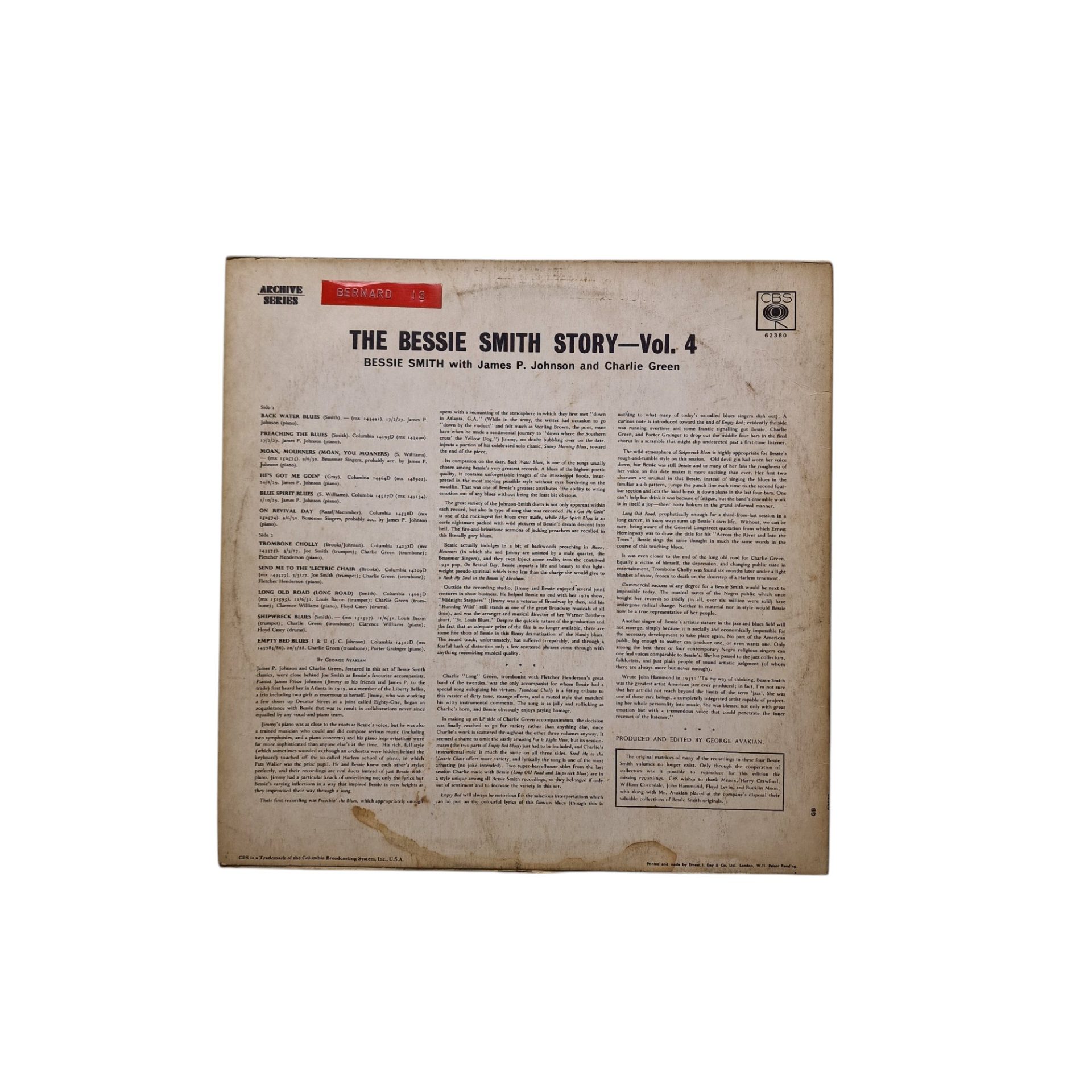 The Bessie Smith Story Vol.4 (1969)