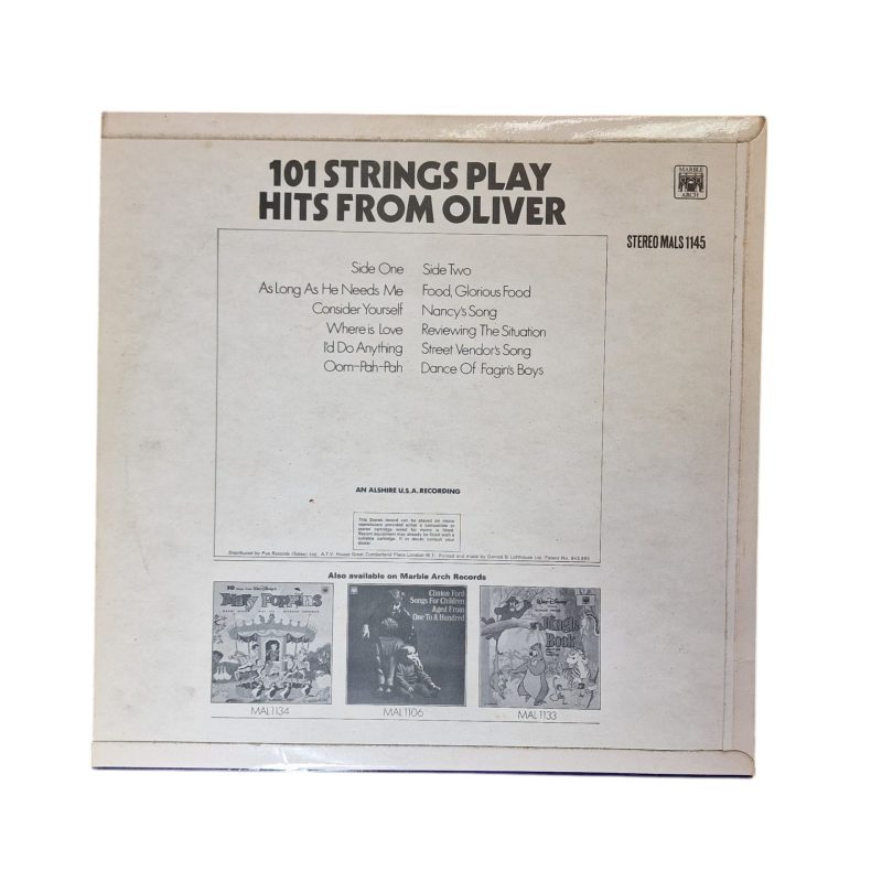 101 Strings Play Music from Oliver!, The Sound of Magnificence - 101 strings of orchestra (1969)