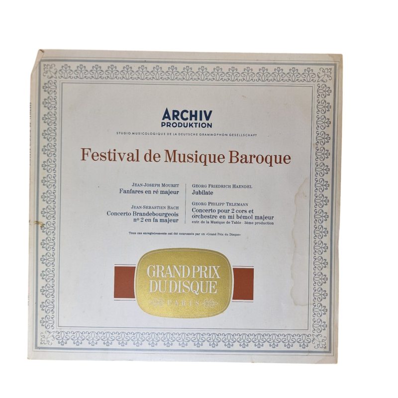 Festival de Musique Baroque – Archiv Produktion (1964)