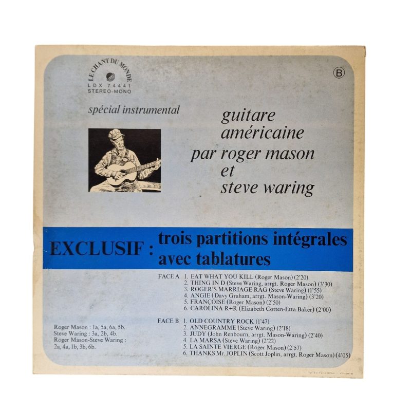 Guitare Américaine – Spécial Instrumental (Roger Mason & Steve Waring, 1979)