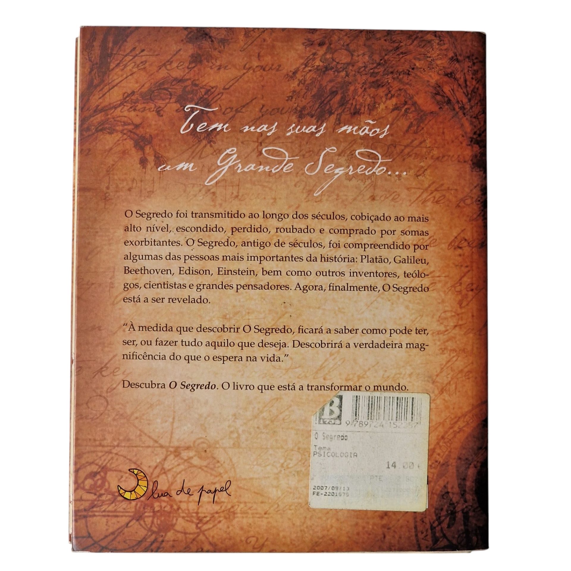 O Segredo - Rhonda Byrne (2007)
