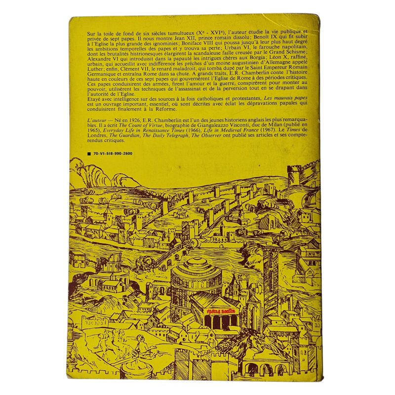 Les Mauvais Papes - E.R. Chamberlin (1970)