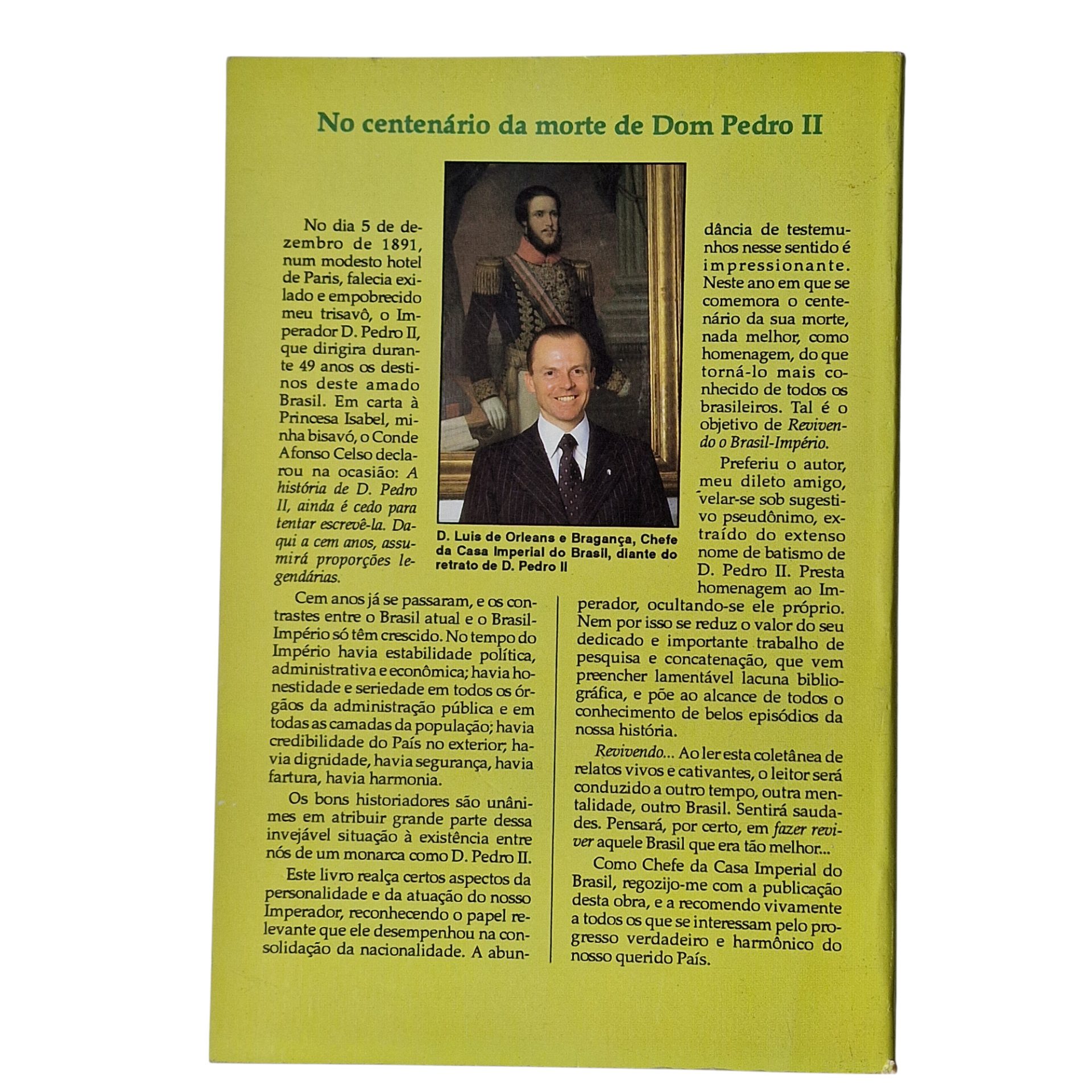 Revivendo o Brasil-Império - Leopoldo Bibiano Xavier (1991)
