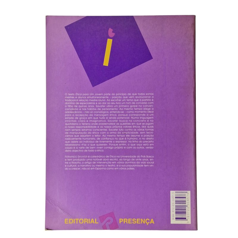 tica para um Jovem - Fernando Savater (1993)